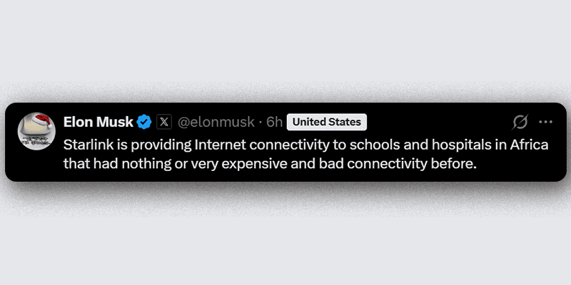 Show country next to X.com username